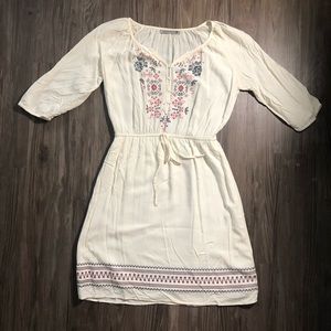 Aztec print mini dress